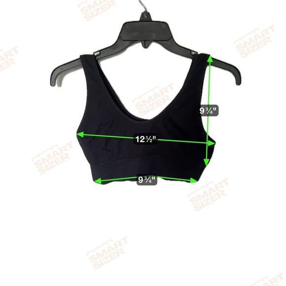 Aerie Black Ribbed Sports Bra - Picture 4 of 5